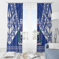Samoa 685 Window Curtain Samoan Pride Coat Of Arms - Polynesian Pride