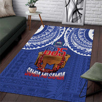 Toa Samoa Rugby Area Rug 685 Pride Tanoa Ula Fala - Polynesian Pride