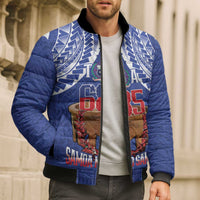 Toa Samoa Rugby Bomber Puffer Jacket 685 Pride Tanoa Ula Fala - Polynesian Pride