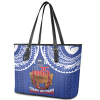 Toa Samoa Rugby Leather Tote Bag 685 Pride Tanoa Ula Fala - Polynesian Pride