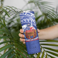 Toa Samoa Rugby Skinny Tumbler 685 Pride Tanoa Ula Fala - Polynesian Pride