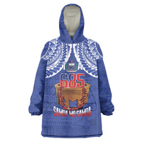 Toa Samoa Rugby Wearable Blanket Hoodie 685 Pride Tanoa Ula Fala - Polynesian Pride