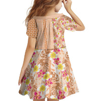 Orange Chiffon Aloha Hawaii Tiki Family Matching Tank Maxi Dress and Hawaiian Shirt Tropical Plumeria - Seamless Style LT14 - Polynesian Pride