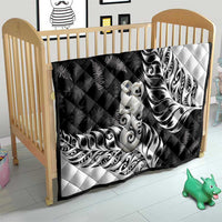 Aotearoa Manaia NZ Maori Silver Fern Quilt