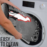 New Zealand ANZAC Day Bathroom Set 25th April Silver Fern With Poppy - Polynesian Pride