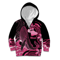 Aloha Hawaii Maui Kid Hoodie Valley Isle Humpback Whale Black