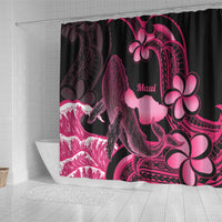 Aloha Hawaii Maui Shower Curtain Valley Isle Humpback Whale Black LT14 - Polynesian Pride