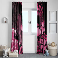 Aloha Hawaii Maui Window Curtain Valley Isle Humpback Whale Black