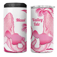 Aloha Hawaii Maui 4 in 1 Can Cooler Tumbler Valley Isle Humpback Whale White