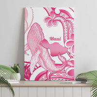 Aloha Hawaii Maui Canvas Wall Art Valley Isle Humpback Whale White