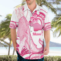 Aloha Hawaii Maui Hawaiian Shirt Valley Isle Humpback Whale White
