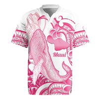 Aloha Hawaii Maui Rugby Jersey Valley Isle Humpback Whale White