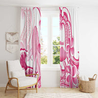 Aloha Hawaii Maui Window Curtain Valley Isle Humpback Whale White