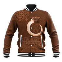 Vanuatu Indipendens Dei Baseball Jacket Yumi 44th Sand Drawing Turtle Mix Lapita