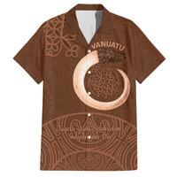 Vanuatu Indipendens Dei Family Matching Off The Shoulder Long Sleeve Dress and Hawaiian Shirt Yumi 44th Sand Drawing Turtle Mix Lapita