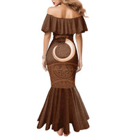 Vanuatu Indipendens Dei Mermaid Dress Yumi Sand Drawing Turtle Mix Lapita LT14 - Polynesian Pride