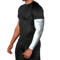 Custom New Zealand Silver Fern Football Arm Sleeves Come On All White - Polynesian Pride