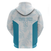 Custom New Zealand Silver Fern Football Hoodie Come On All White