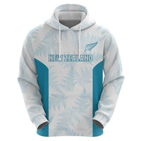 Custom New Zealand Silver Fern Football Hoodie Come On All White