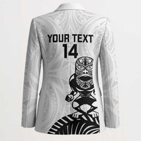 Custom Aotearoa Football Blazer NZ Maori Tiki Go Champions - Polynesian Pride