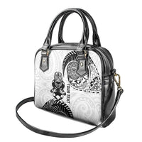 Custom Aotearoa Football Shoulder Handbag NZ Maori Tiki Go Champions LT14 - Polynesian Pride