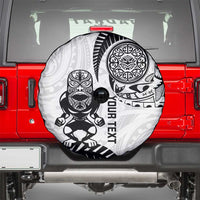 Custom Aotearoa Football Spare Tire Cover NZ Maori Tiki Go Champions LT14 - Polynesian Pride