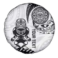 Custom Aotearoa Football Spare Tire Cover NZ Maori Tiki Go Champions LT14 - Polynesian Pride