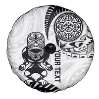 Custom Aotearoa Football Spare Tire Cover NZ Maori Tiki Go Champions LT14 - Polynesian Pride