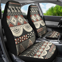 Vintage Bula Fiji Masi Car Seat Cover Fijian Tapa Cloth - Polynesian Pride