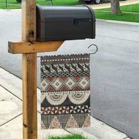 Vintage Bula Fiji Masi Garden Flag Fijian Tapa Cloth - Polynesian Pride