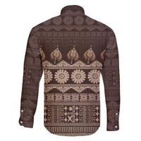 Bula Fiji Iri ni Meke Family Matching Short Sleeve Bodycon Dress and Hawaiian Shirt Kuvui Fijian Masi - Polynesian Pride