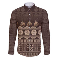 Bula Fiji Iri ni Meke Family Matching Summer Maxi Dress and Hawaiian Shirt Kuvui Fijian Masi - Polynesian Pride