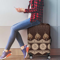 Bula Fiji Iri ni Meke Luggage Cover Kuvui Fijian Masi - Polynesian Pride