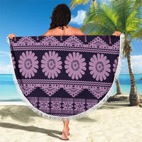 Bula Fiji Iri ni Meke Beach Blanket Lokaloka Fijian Masi - Polynesian Pride
