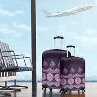 Bula Fiji Iri ni Meke Luggage Cover Lokaloka Fijian Masi - Polynesian Pride