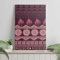 Bula Fiji Iri ni Meke Canvas Wall Art Piqi Fijian Masi LT14 - Polynesian Pride