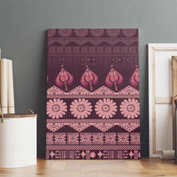 Bula Fiji Iri ni Meke Canvas Wall Art Piqi Fijian Masi LT14 - Polynesian Pride