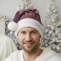 Bula Fiji Iri ni Meke Christmas Santa Hat Piqi Fijian Masi - Polynesian Pride