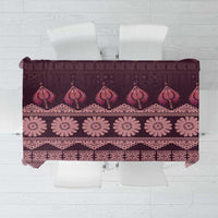 Bula Fiji Iri ni Meke Tablecloth Piqi Fijian Masi - Polynesian Pride