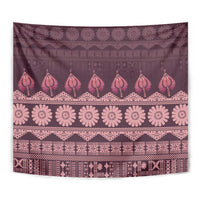 Bula Fiji Iri ni Meke Tapestry Piqi Fijian Masi - Polynesian Pride