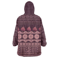 Bula Fiji Iri ni Meke Wearable Blanket Hoodie Piqi Fijian Masi - Polynesian Pride