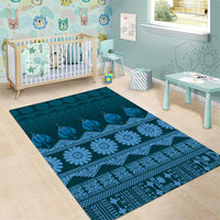 Bula Fiji Iri ni Meke Area Rug Karakarawa Fijian Masi - Polynesian Pride