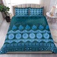 Bula Fiji Iri ni Meke Bedding Set Karakarawa Fijian Masi - Polynesian Pride