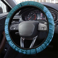 Bula Fiji Iri ni Meke Steering Wheel Cover Karakarawa Fijian Masi LT14 - Polynesian Pride