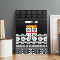 Fiji Tapa Rugby Custom Canvas Wall Art Go Fijiana LT14 - Polynesian Pride
