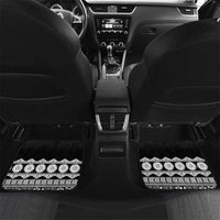 Fiji Tapa Rugby Custom Car Mats Go Fijiana LT14 Set 2pcs - Back Black - Polynesian Pride