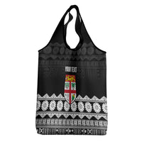 Fiji Tapa Rugby Custom Grocery Bag Go Fijiana - Polynesian Pride