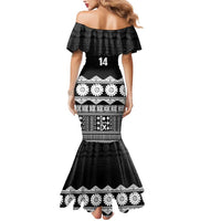Fiji Tapa Rugby Custom Mermaid Dress Go Fijiana LT14 - Polynesian Pride