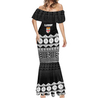 Fiji Tapa Rugby Custom Mermaid Dress Go Fijiana LT14 - Polynesian Pride