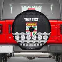 Fiji Tapa Rugby Custom Spare Tire Cover Go Fijiana LT14 - Polynesian Pride